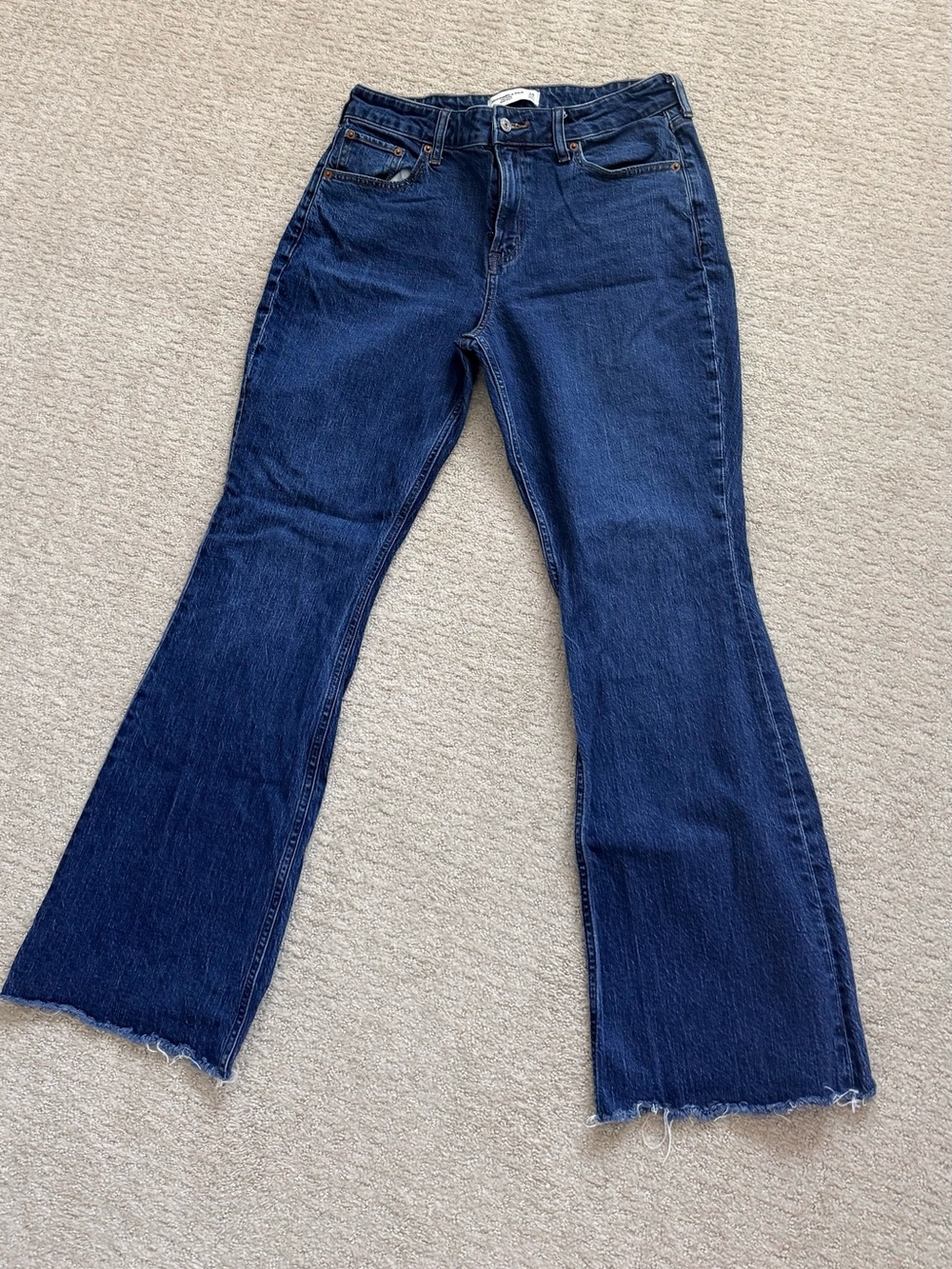 Abercrombie & Fitch Dark Blue Bootcut Jeans